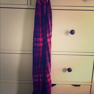 Pink and purple infinity scarf one size fits all